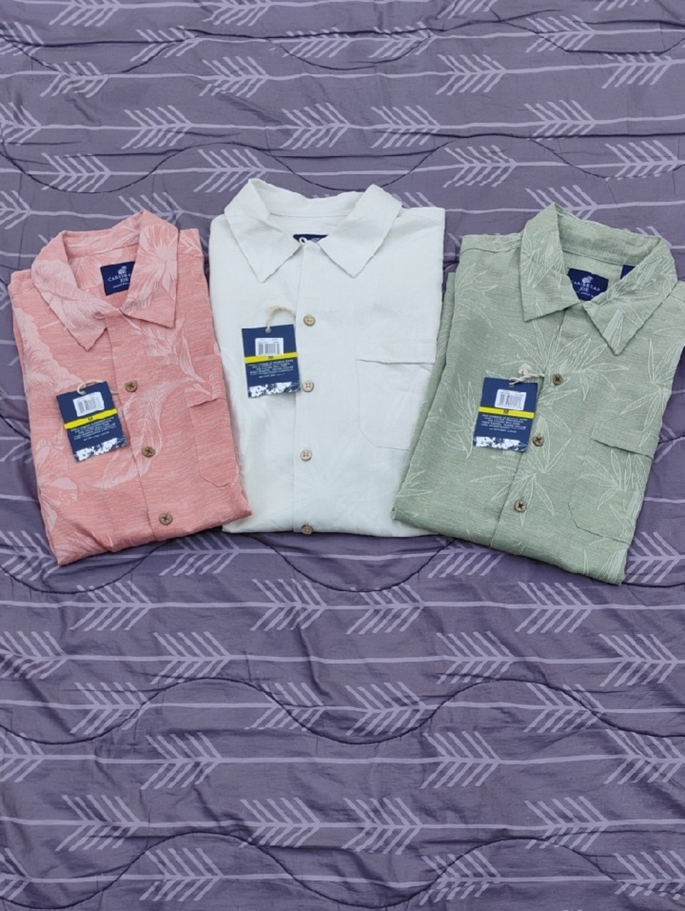 Caribbean Joe Size Medium NEW LOT OF 3